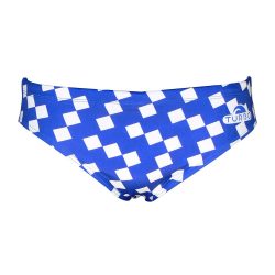 Men's Water Polo Suit - New Squares - Blue-White