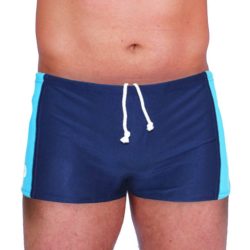 Men's swim short - Lycra - navy blue-azure