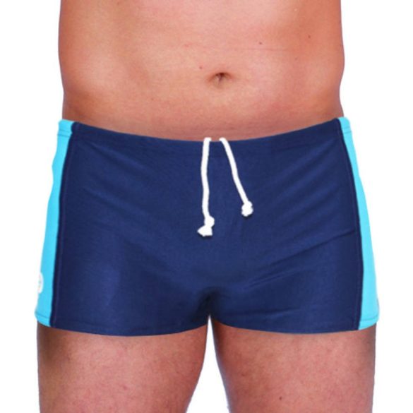 Men's swim short - Lycra - navy blue-azure