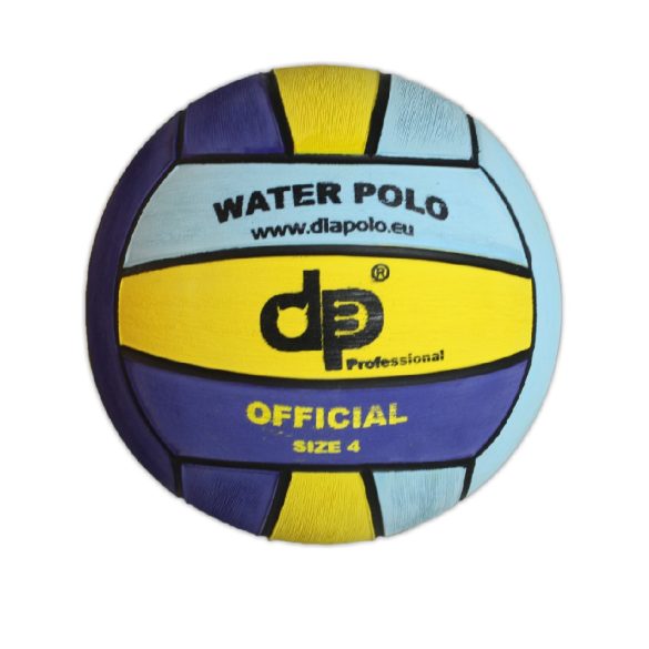 Water polo ball - W4 Woman -lightblue-yellow-darkblue