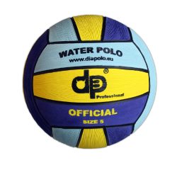 Wasserball-W5 Herren-hellblau-gelb-dunkelblau
