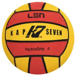 Wasserball-Kap7 Grösse 4-gelb/rot