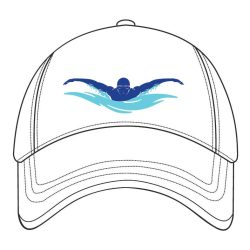 Frem - White Baseball Cap - Swimming 