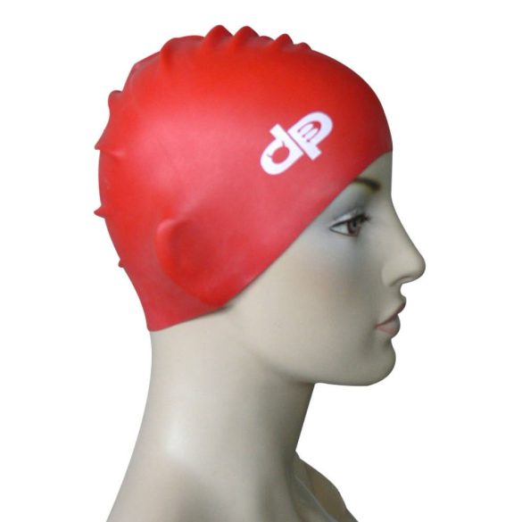 Silicone Swimming Cap - DP - red