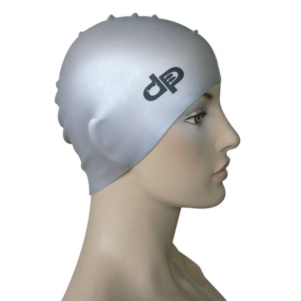 Silicone Swimming Cap - DP - silver