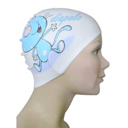 Silicone Swimming Cap - Cat figure