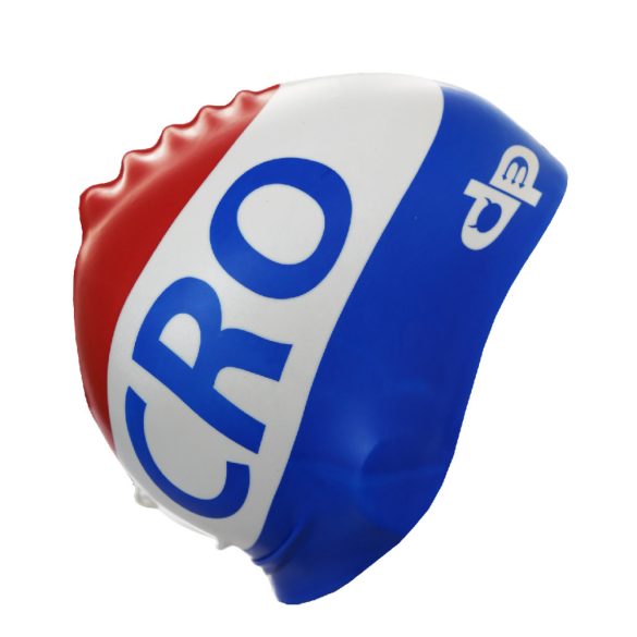 Schwimmkappe-Kroatien Fahne silikon