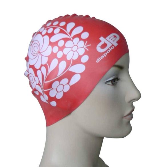 Silicone Swimming Cap - MATYÓ - red