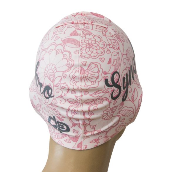 Schwimmkappe-Blumen Syncro silikon-pink