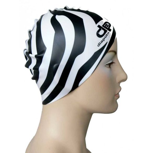 Silicone Swimming Cap - Zebra