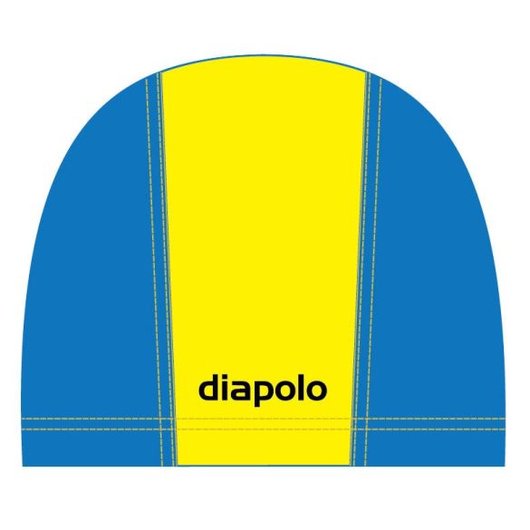 Swimming cap - lycra - Yellow-royal blue