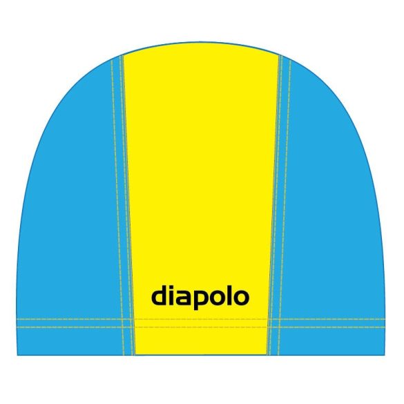 Swimming cap - lycra - Yellow-Light Blue