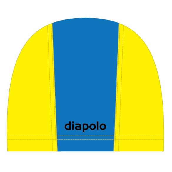 Swimming cap - lycra - Royal Blue-Yellow