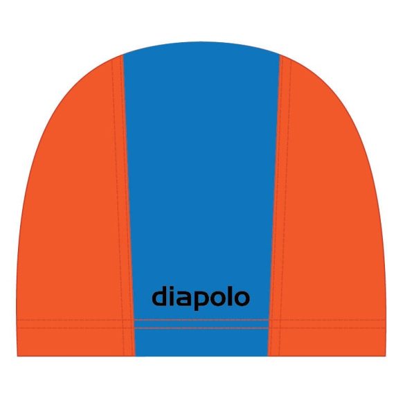 Swimming cap - lycra - Royal Blue-Orange