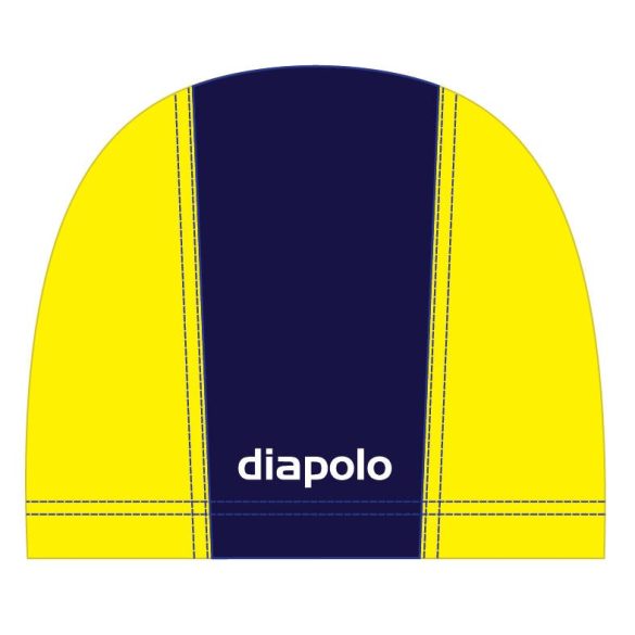 Swimming cap - lycra - Dark blue-yellow