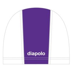 Swimming cap - lycra - Purple-white
