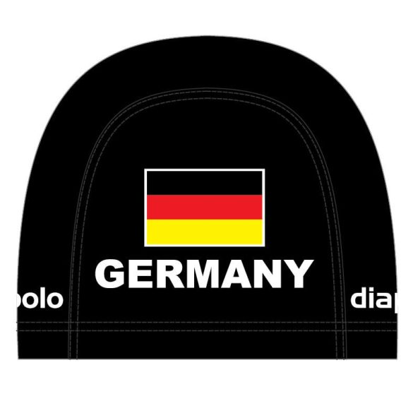 Schwimmkappe-Germany1 lycra-schwarz