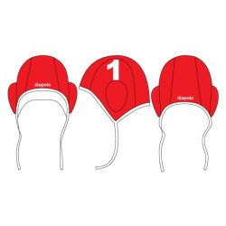 Water polo caps - Red-white 