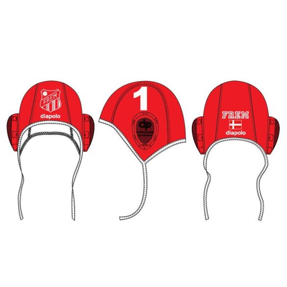 Frem - Water Polo Cap - Red-White