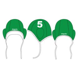 Water polo caps - Green-white 