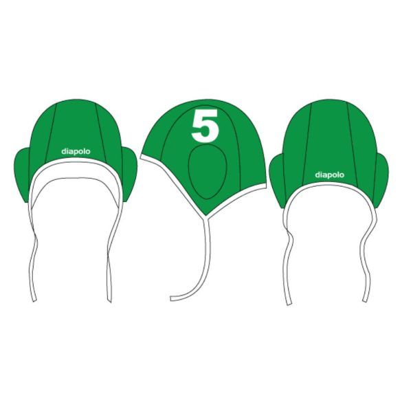 Water polo caps - Green-white 