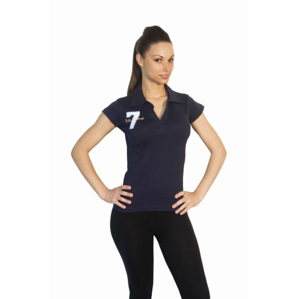 Damen Poloshirt-Design 2 gestickte