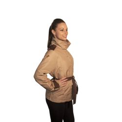 Water Resistant Coat - Torino - Beige-Brown