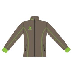 Damen Jacke Milano-Softshell grau/grün