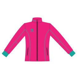   Women's softshell jacket - Milano - Light pink- Royal blue
