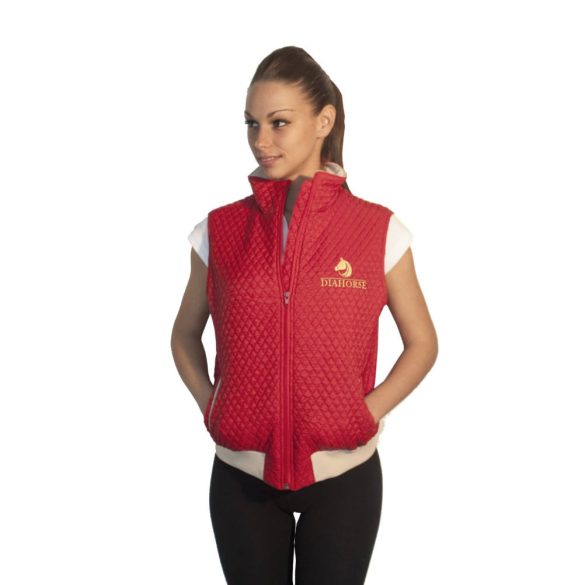 Vest - Quilted - red