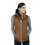 Damen Weste Roma-braun