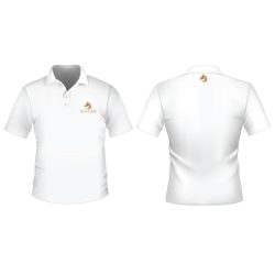 Herren Poloshirt-Diahorse Design 1 gestickten