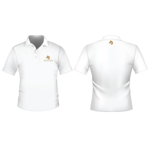 Men's polo shirt - Diahorse Design - 1 - embroidered 