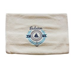 Towel - Balaton patterned - beige - 50*100
