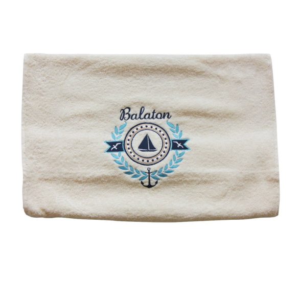 Towel - Balaton patterned - beige - 50*100