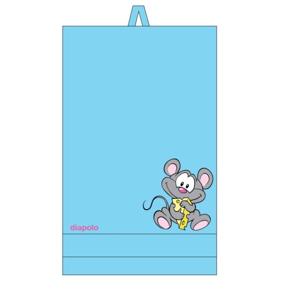 Towel - Mouse - light blue - 70x140 cm