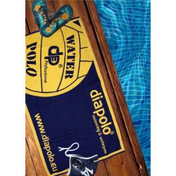 Towel - Diapolo water polo - yellow-blue -100 x 150 cm