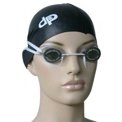 Swimming goggles - PLUTOS - mirrored - white