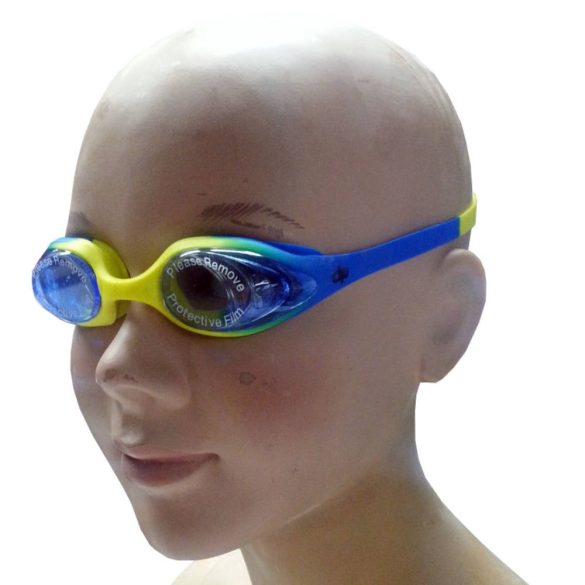 Swimming goggles - DIKE - children - yellow-blue