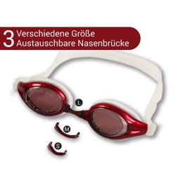 Schwimmbrille-NOX-rot