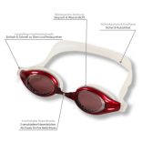 Schwimmbrille-NOX-rot