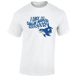 Herren T-shirt-I LIKE SWIM SHARK
