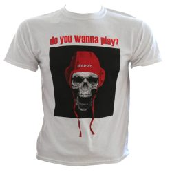 Herren T-shirt-Do you wanna play?-skull