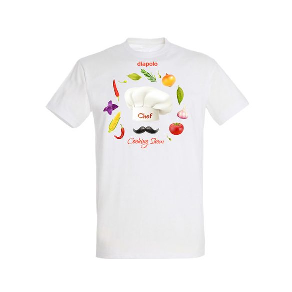 Men's T-shirt-Cooking Show