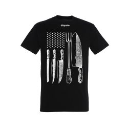 Men's T-shirt-Chef knife