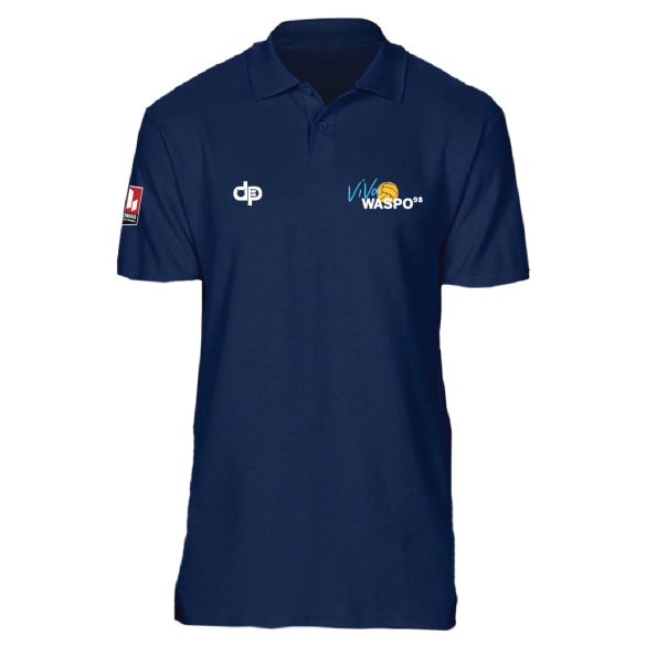 Waspo Hannover-Poloshirt-dunkelbalu