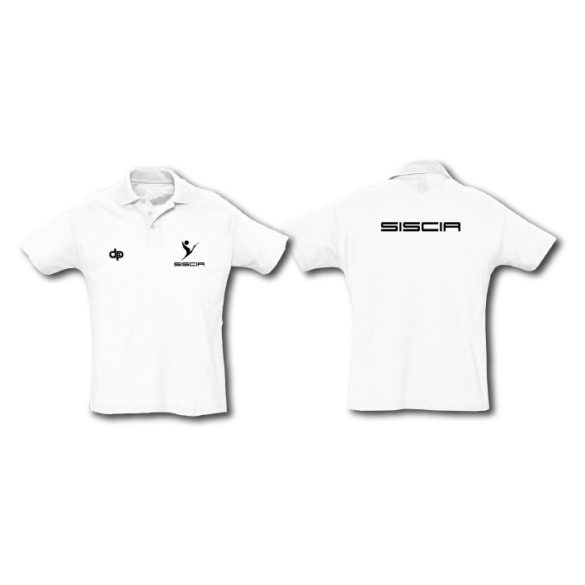 Water polo Club Siscia - "Premium" Polo-shirt white