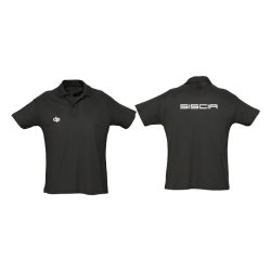   Wasserball Club Siscia-"Premium" Unisex Polo-shirt-schwarz