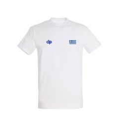 Griechische Wasserball Nationalmannschaft-T-Shirt-weiss