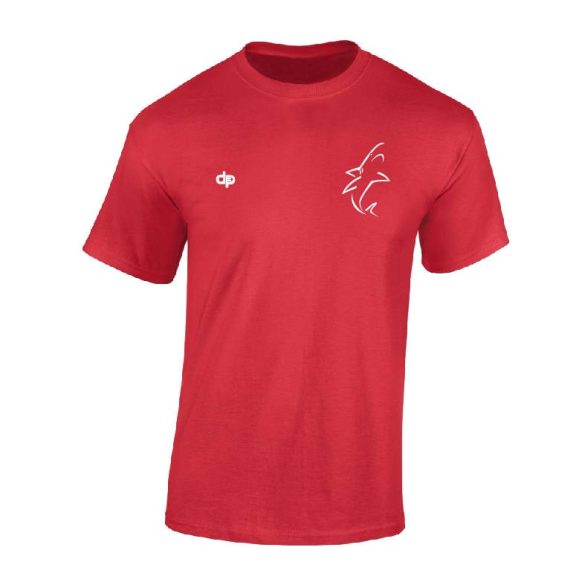 WHITE SHARKS HANNOVER - Men's T-shirt - Red 